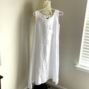 Natural Etnic , large size, 100% linen